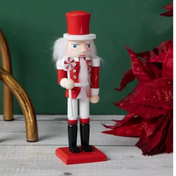 Peppermint Candy Wand Nutcracker - Picture 1 of 3